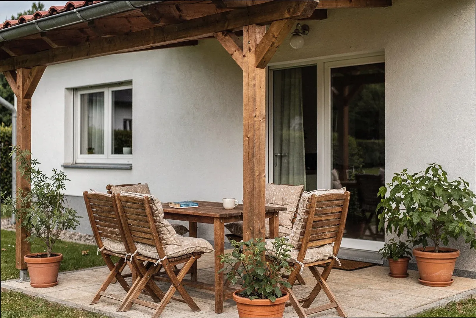 Terrassenüberdachung aus Holz Neukirchen-Vluyn
